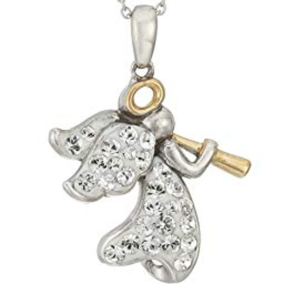 Blackbox Jewelry Jewelry - Sterling Silver Gold Angel Necklace
